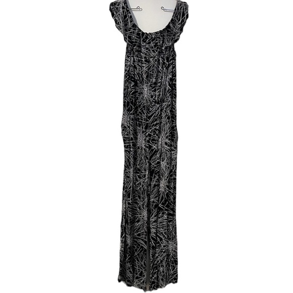 Diane von Furstenberg Adele Off-the-Shoulder Jumpsuit Sz 8 - Picture 2 of 16